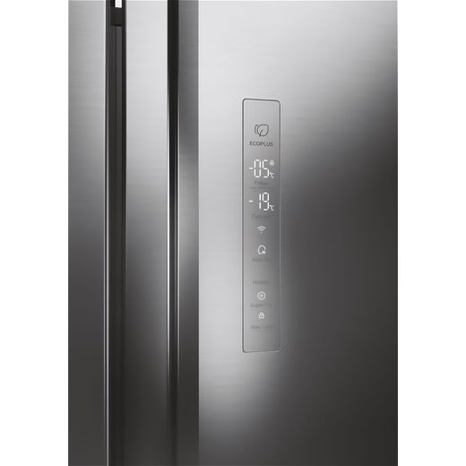 Haier SBS 90 Series 7 American Fridge Freezer - Silver - Control pane shot